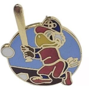 * Vintage 1984 Sam The Eagle Baseball Los Angeles USA Olympics Hat Pin Pinback